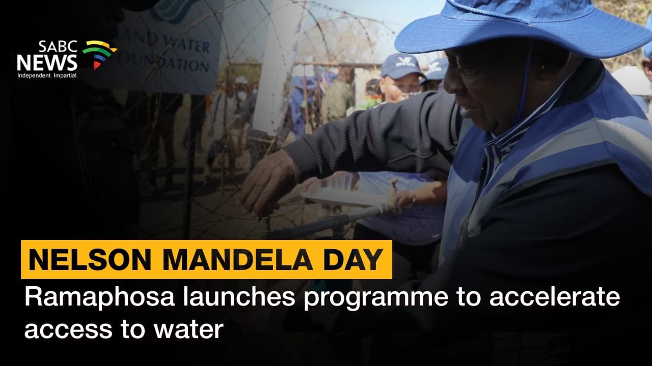 Ramaphosa commits to resolving the country’s water crisis