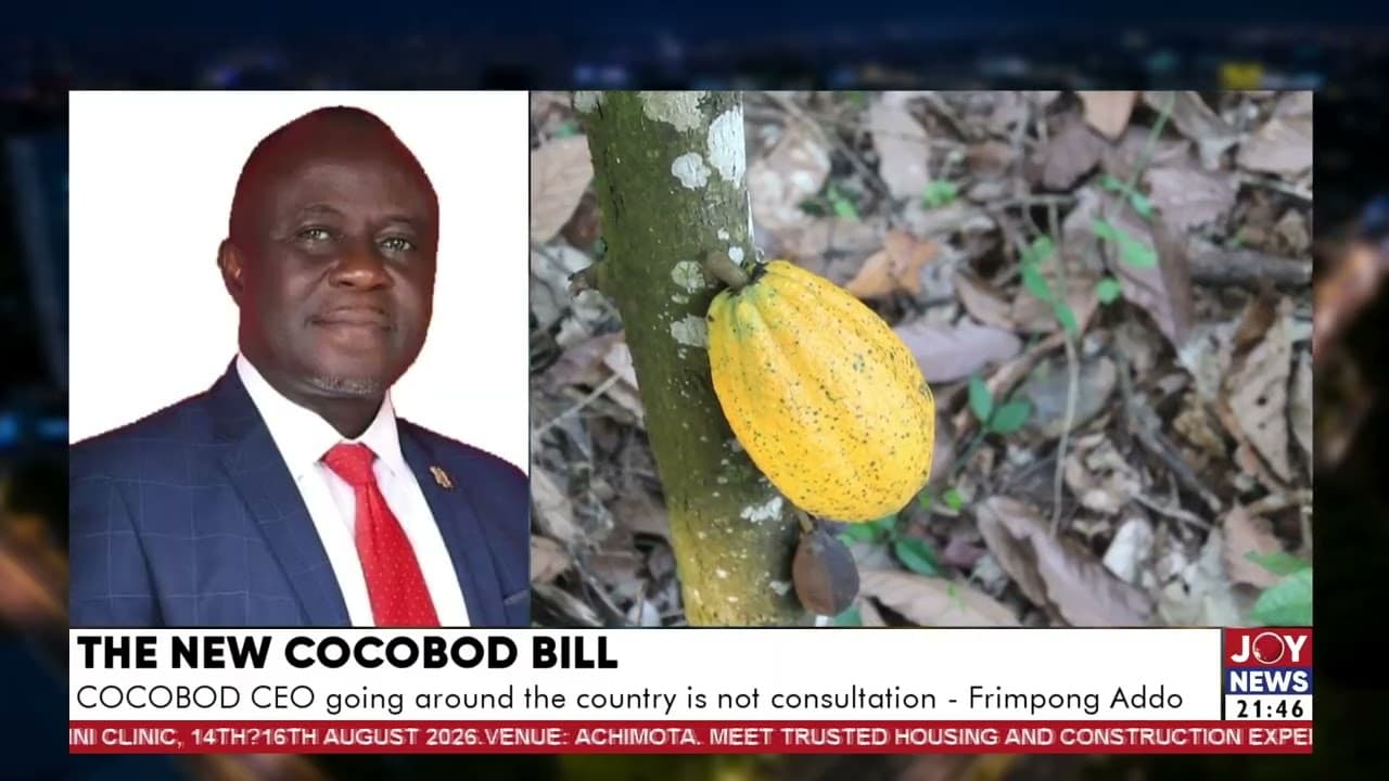 Cocoa Bill excludes key industry players as hauliers left out of consultation – Frimpong Addo