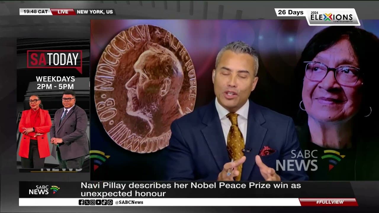 AU, De Bruyn Foundation congratulate Navi Pillay on Nobel Peace Prize