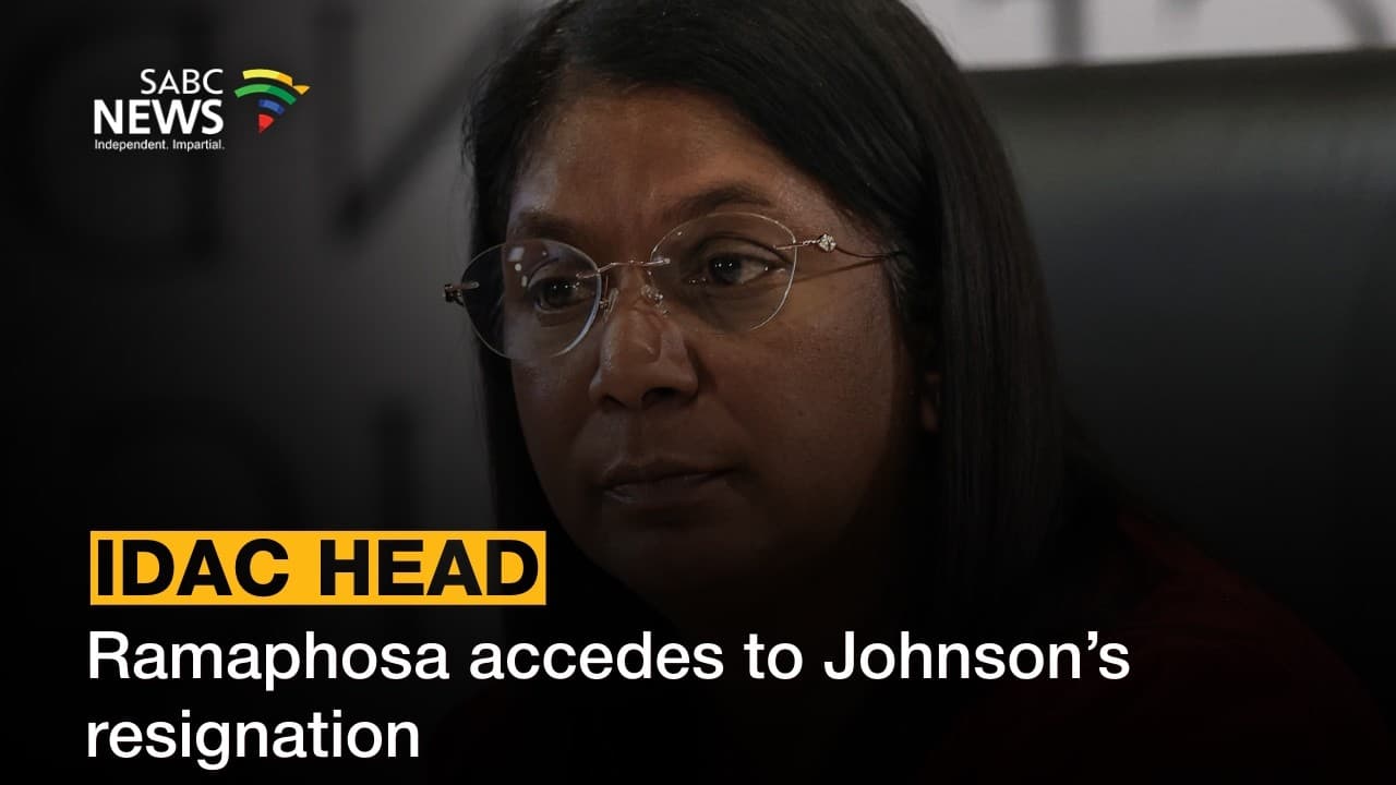 Ramaphosa accepts Johnson’s request to vacate office