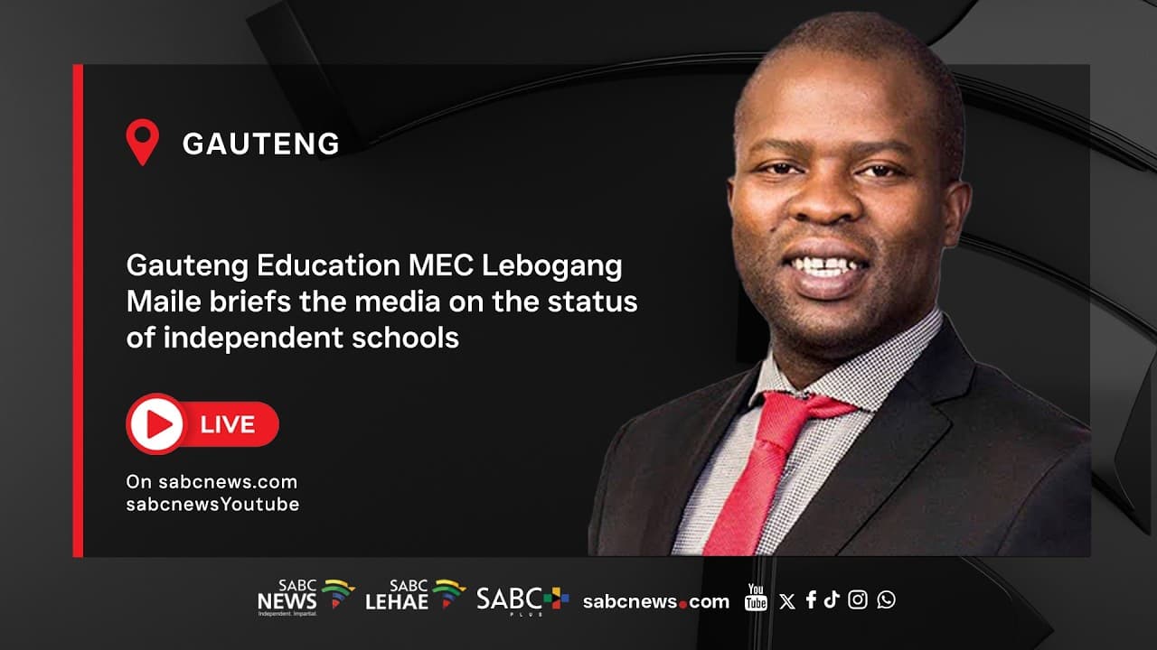 LIVE | MEC Maile briefs media on status of independent schools