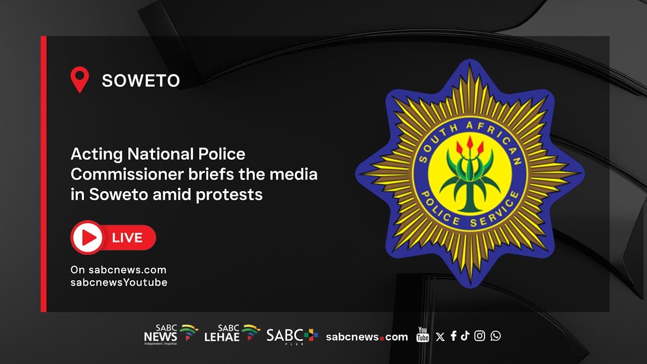 LIVE | Acting National Police Commissioner visits Soweto