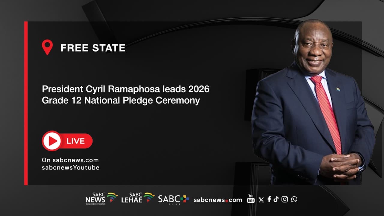 LIVE: Ramaphosa leads 2026 Grade 12 National Pledge Ceremony