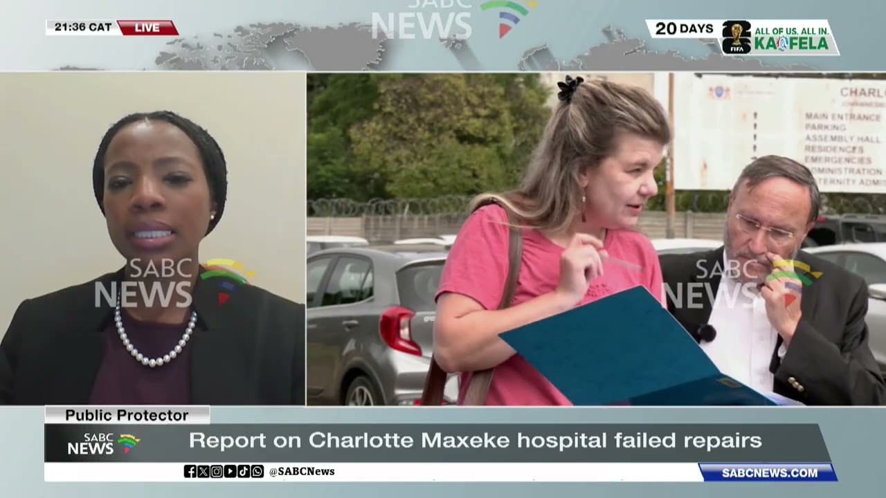 Public Protector flags concerns at Charlotte Maxeke Hospital