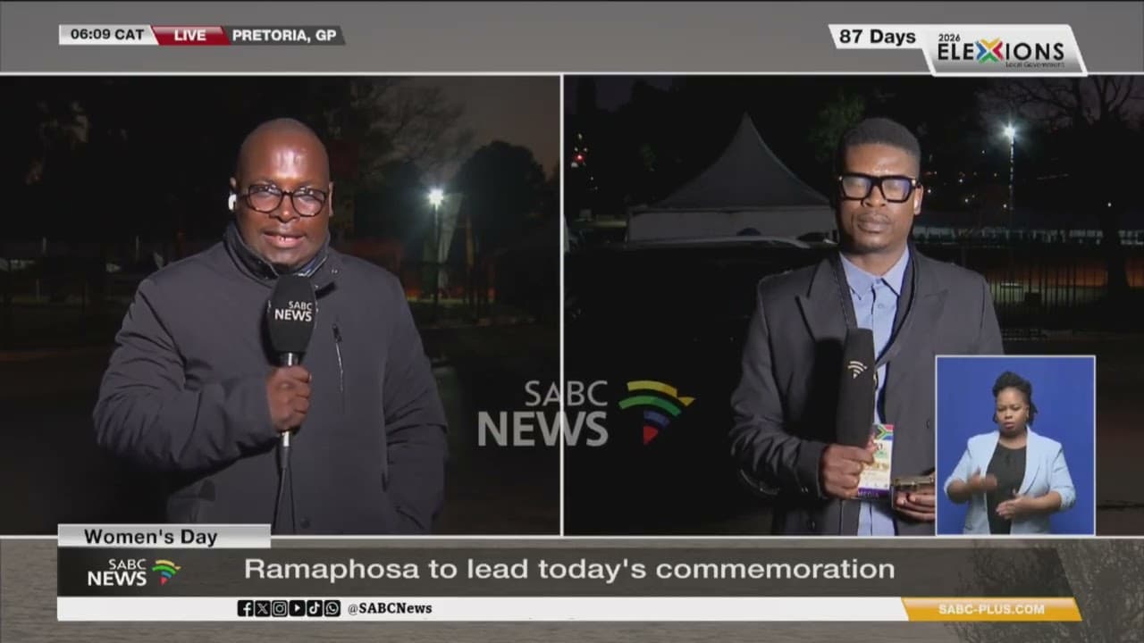 Preparations underway at Union Buildings for National Women’s Day