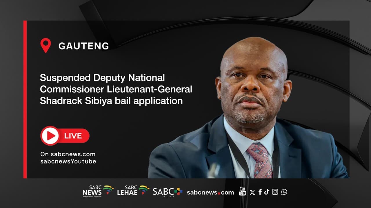 LIVE: Shadrack Sibiya bail application