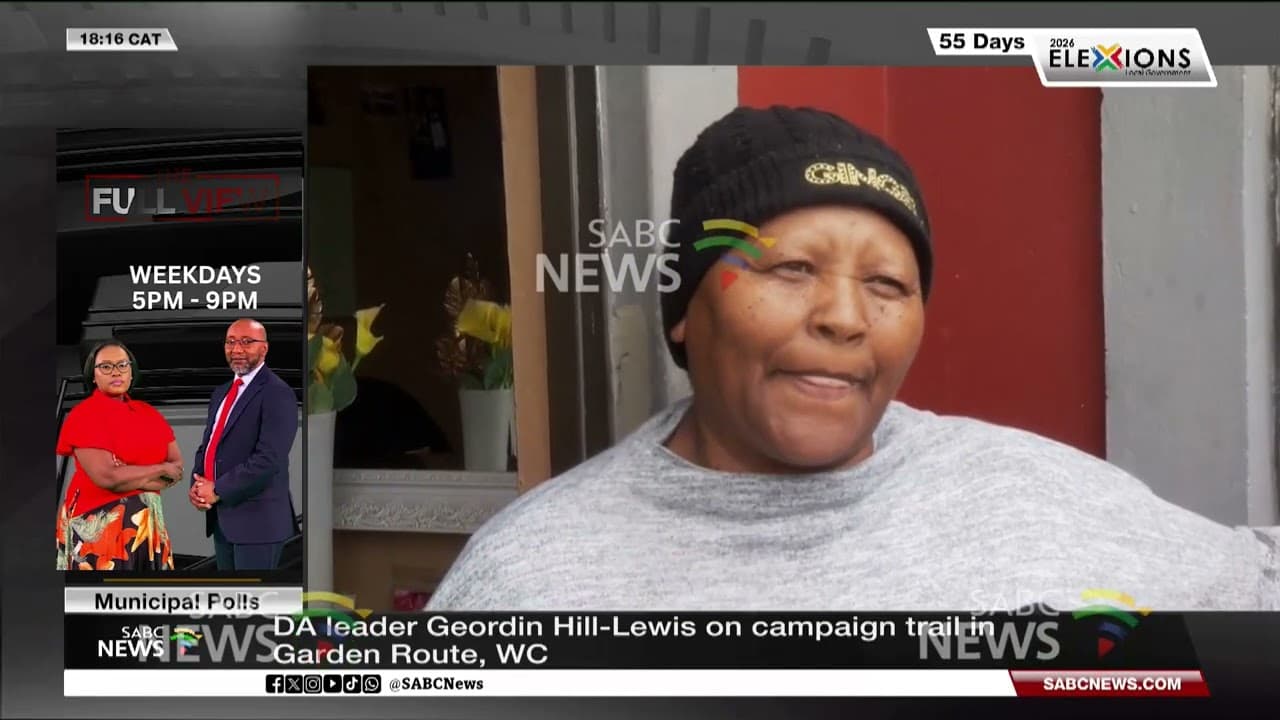 DA Leader Hill-Lewis concludes Garden Route campaign trail