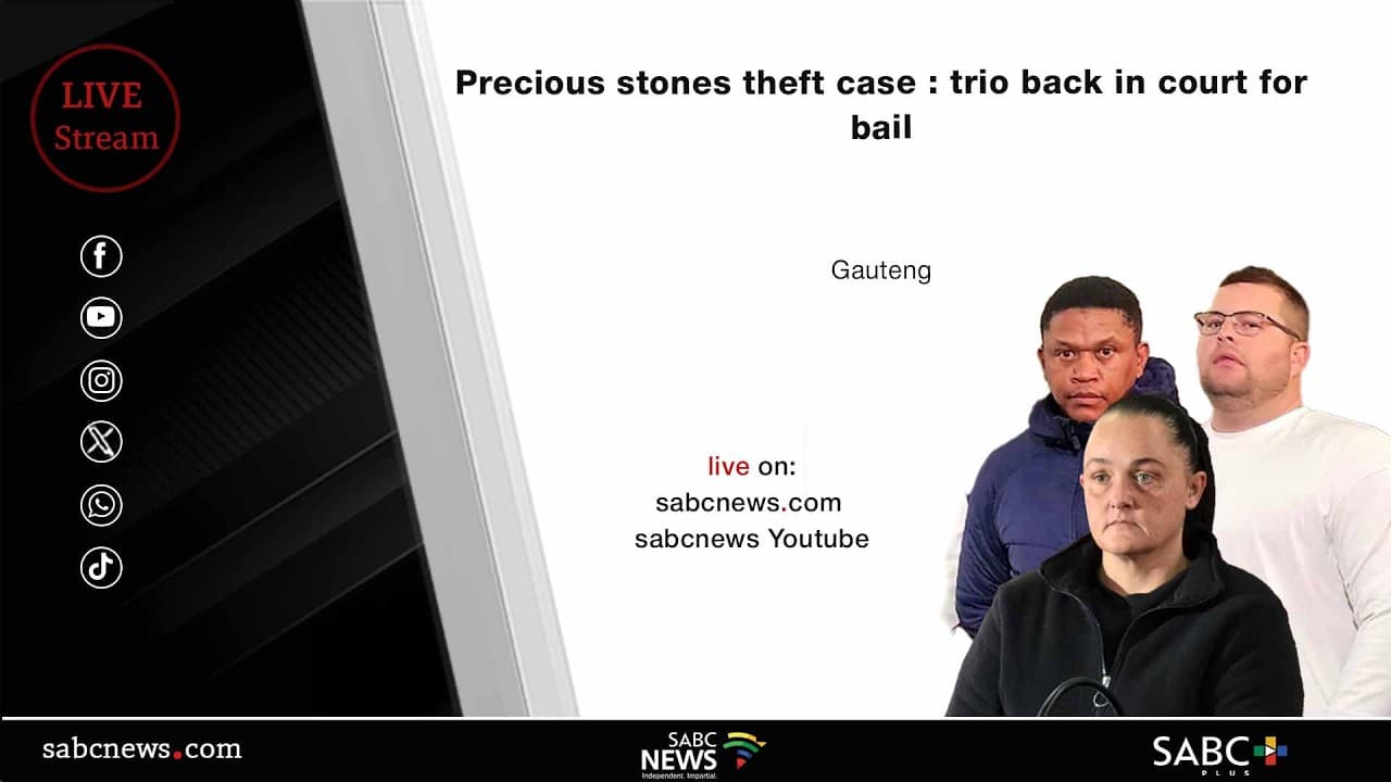 LIVE | Suspects in precious stones theft case appear in court