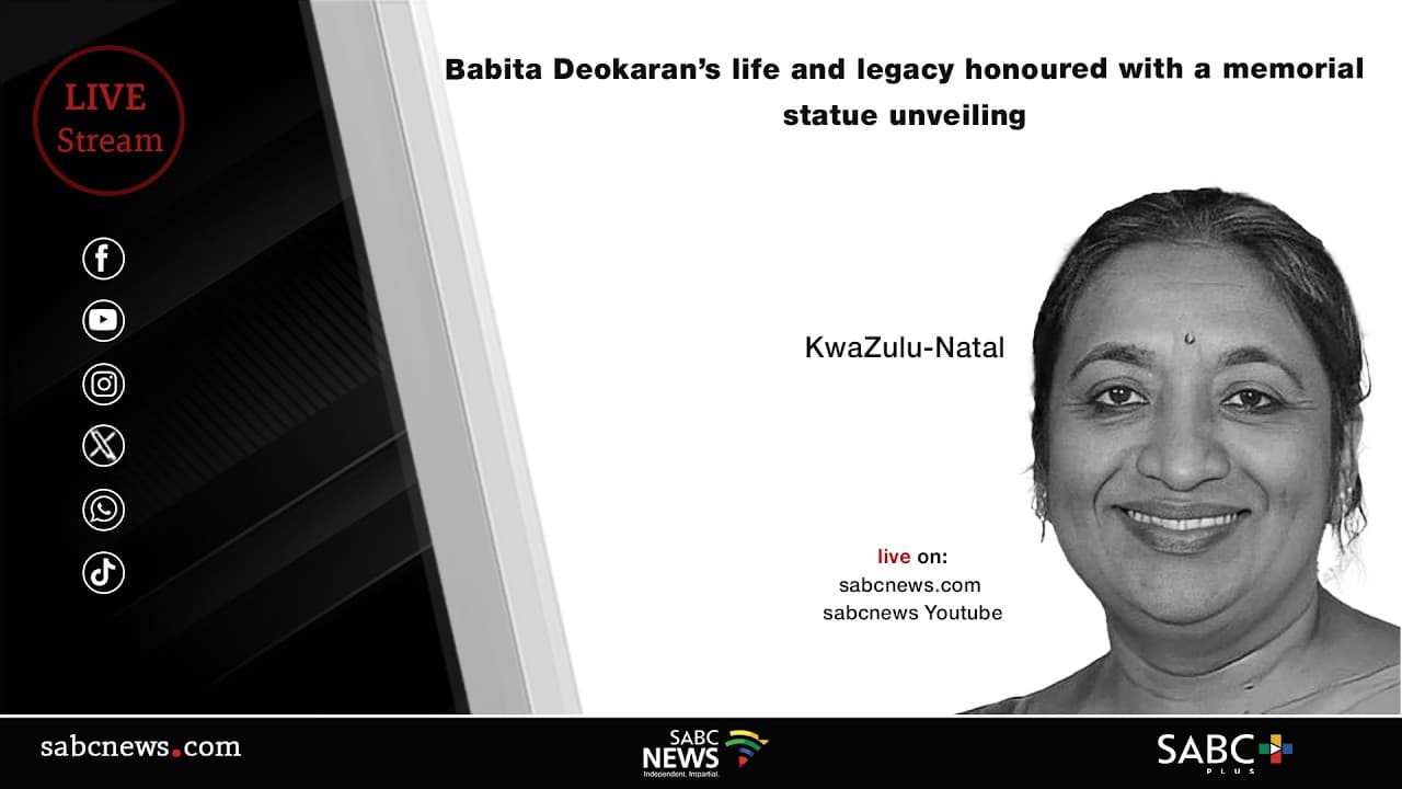LIVE | Unveiling of Babita Deokaran’s memorial monument
