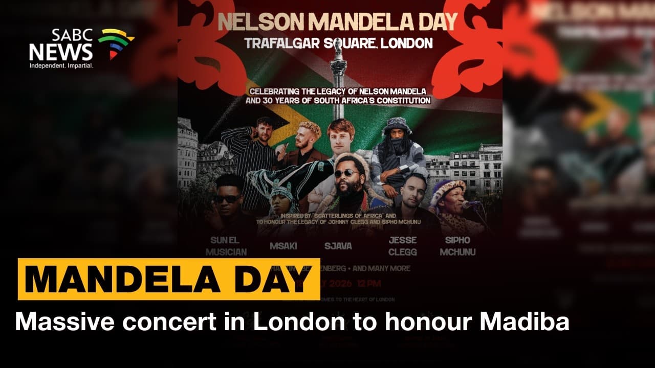 London hosts a massive concert to honour Mandela Day