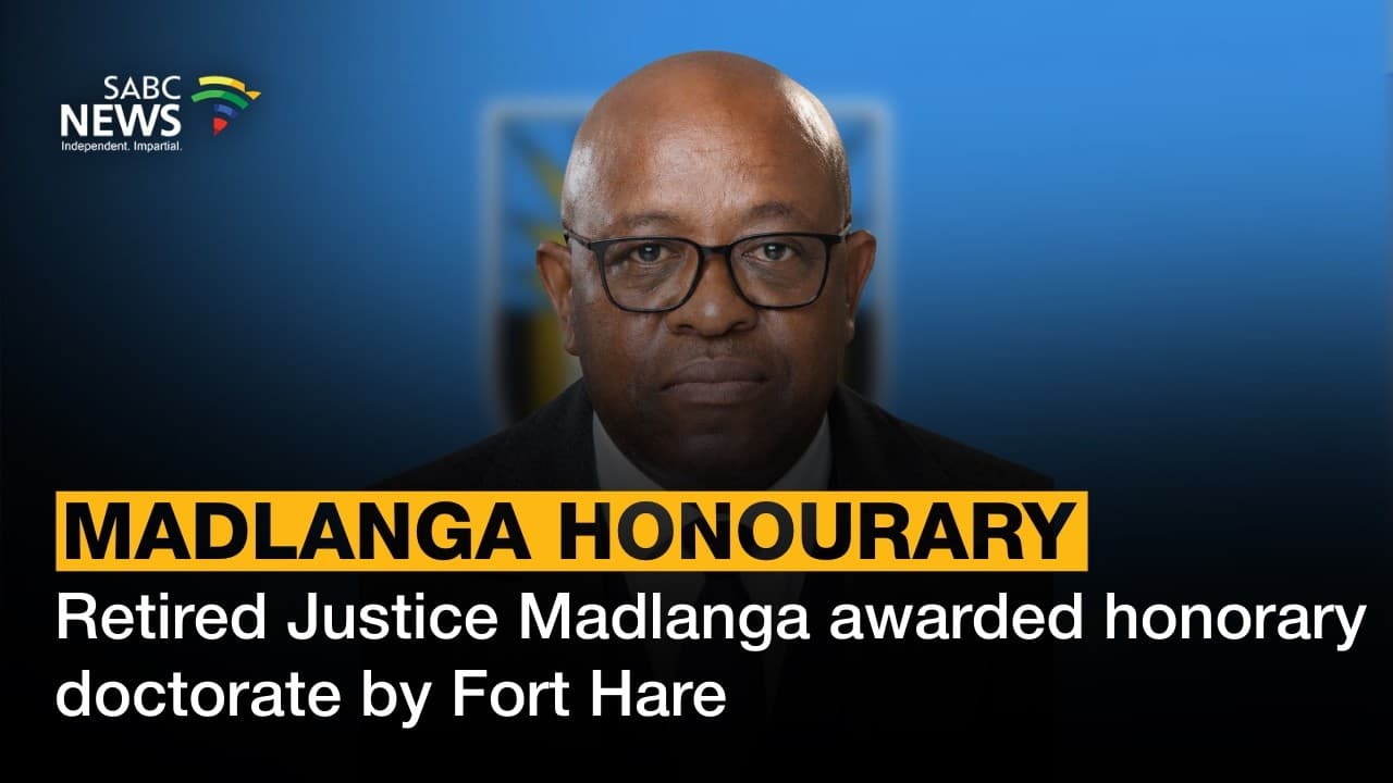 UFH honours Madlanga with an honorary Doctorate