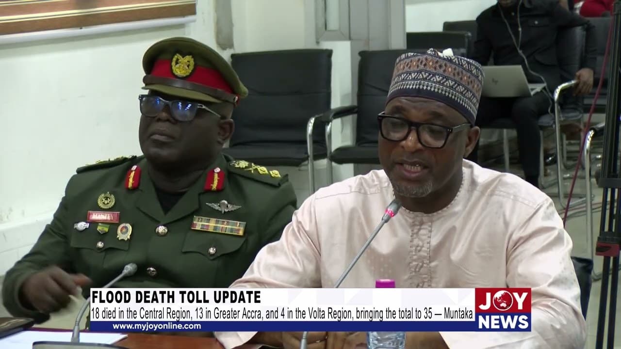 Flood death toll rises to 35; six still missing, 58,000 displaced in Accra — Interior Minister