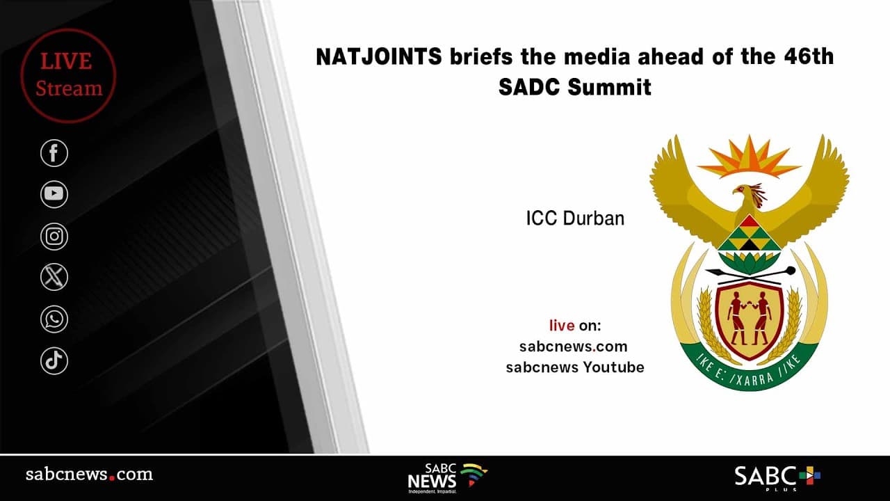Disruption will not be tolerated at SADC Summit, NATJOINTS warns