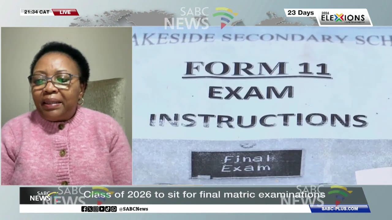 Matric candidates kick off the 2026 final exams nationwide