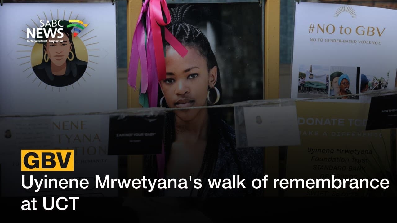 Uyinene Mrwetyana honoured with a walk of remembrance