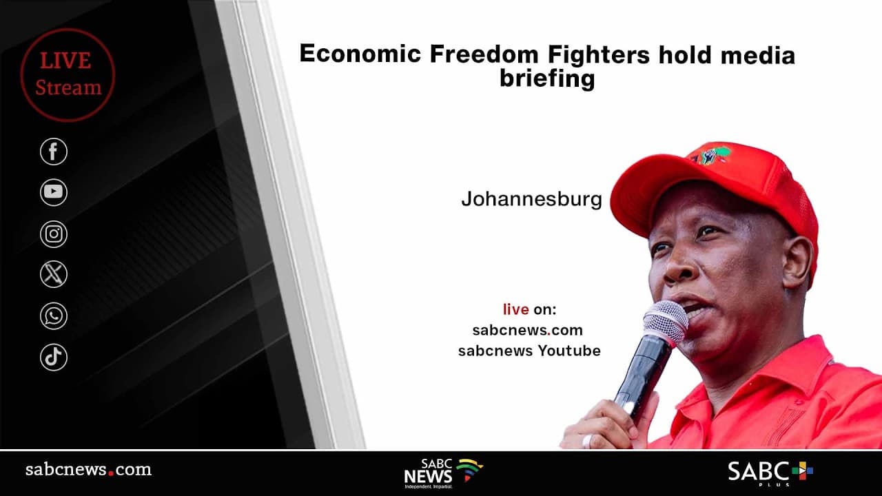 LIVE: EFF media briefing | 30 July 2026