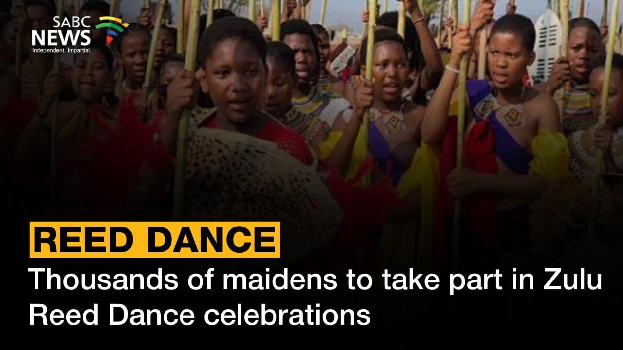 Excitement as thousands gather for annual Reed Dance in KwaZulu-Natal