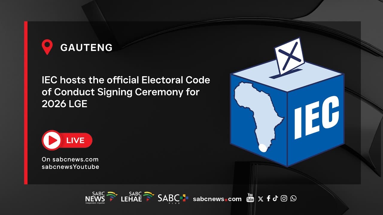 Political parties sign Electoral Code of Conduct in Midrand