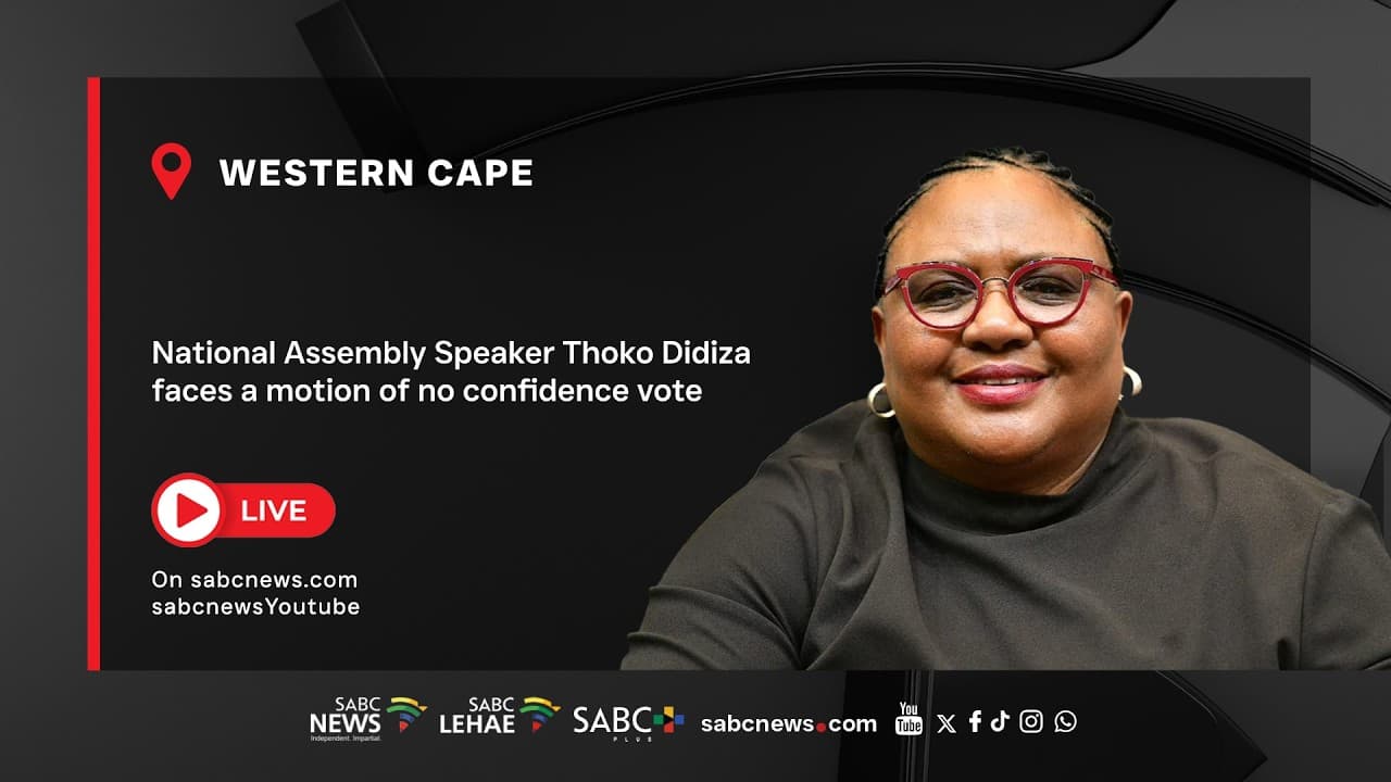 LIVE: Motion of no confidence against Speaker Thoko Didiza