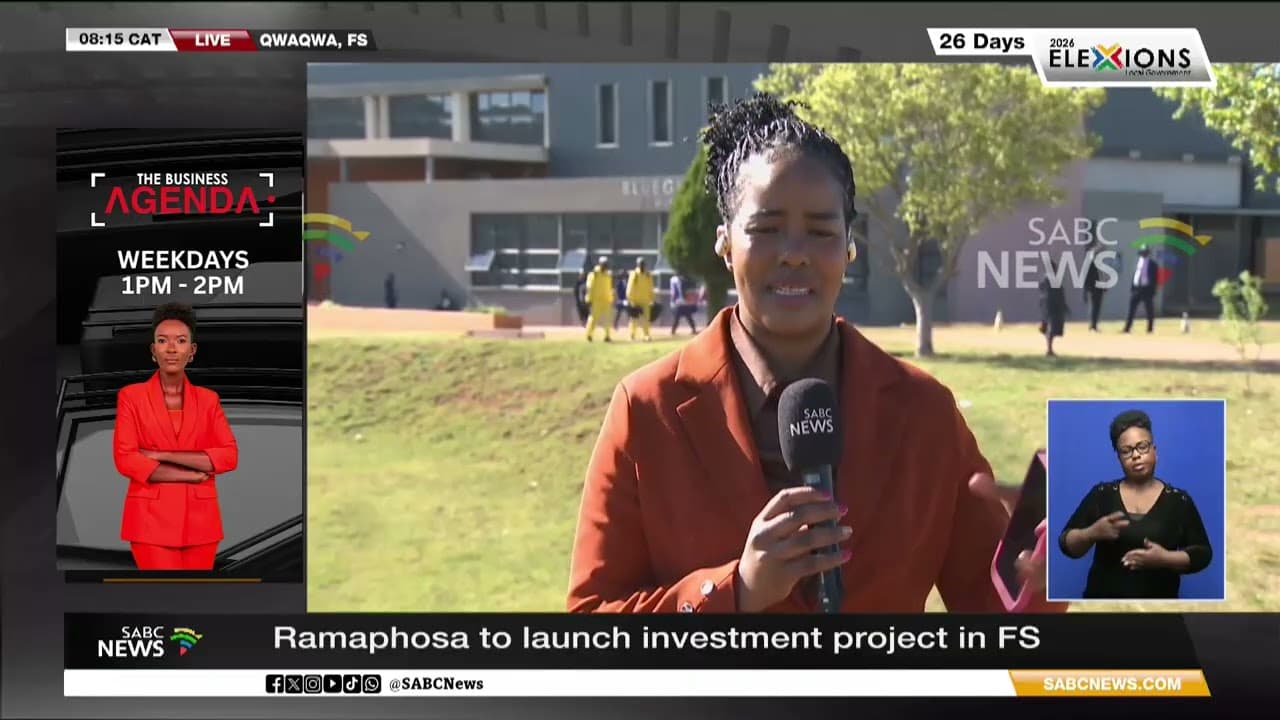 President Ramaphosa to officiate launch of FS investment project