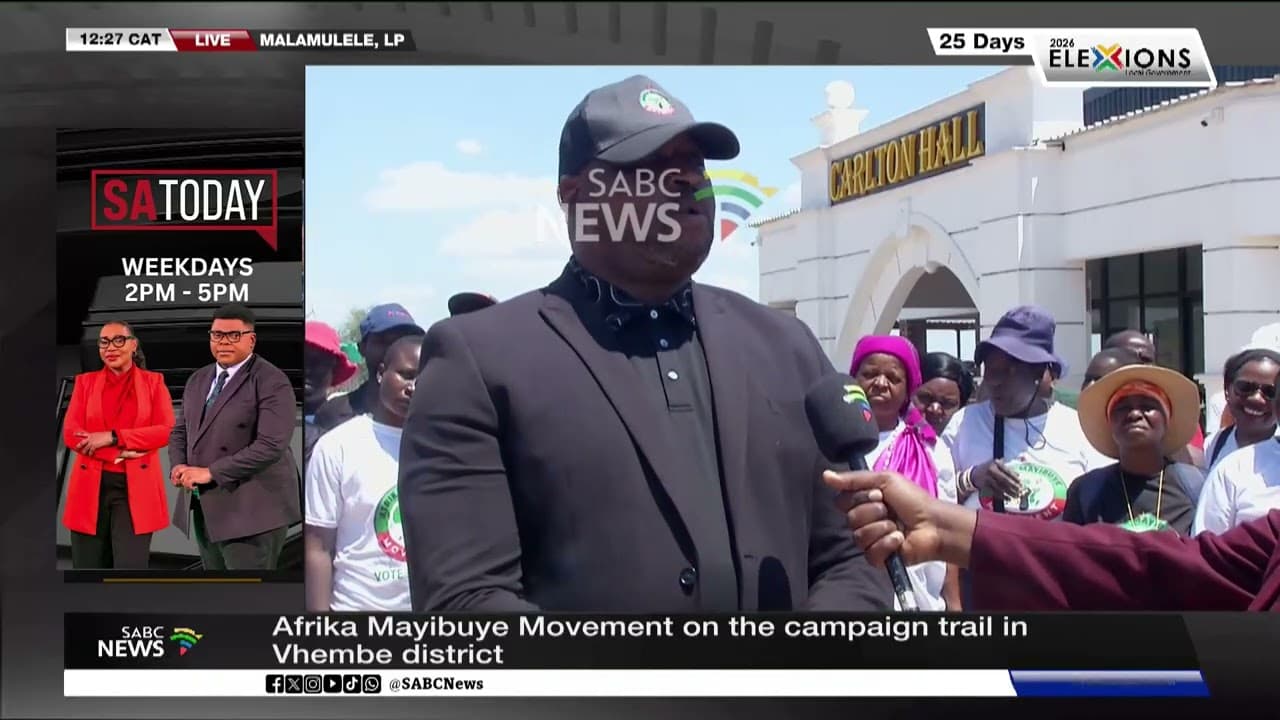 Afrika Mayibuye supporters demand service delivery