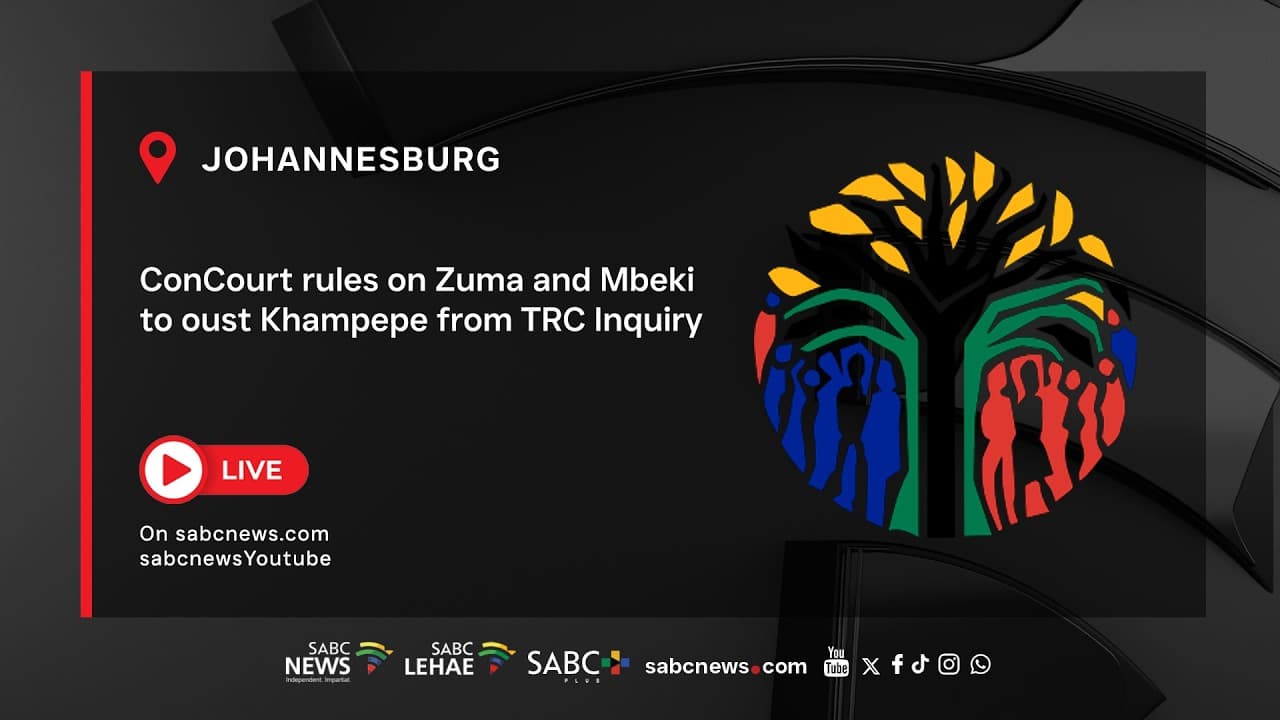 ConCourt dismisses Zuma, Mbeki bid to recuse TRC Inquiry chairperson