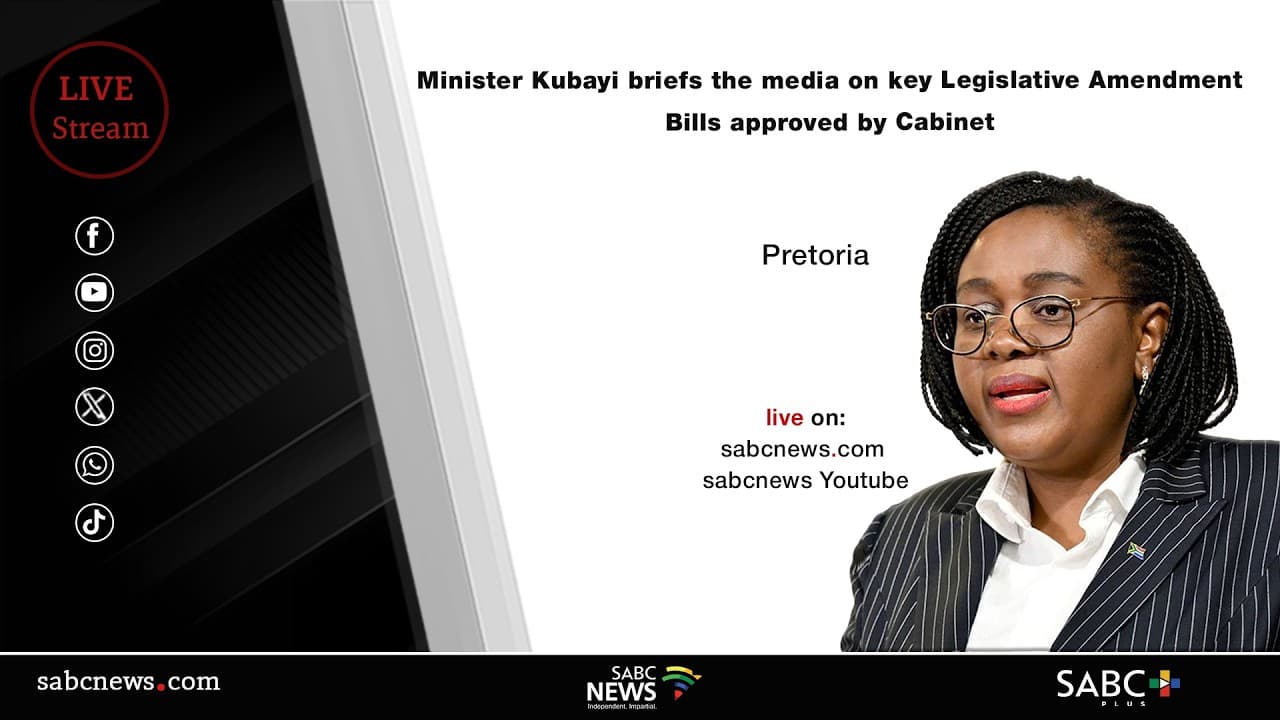 LIVE: Media briefing on Bills approved by Cabinet