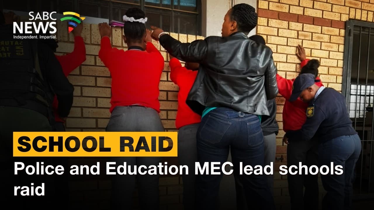 Gauteng Education and police conduct raids at schools