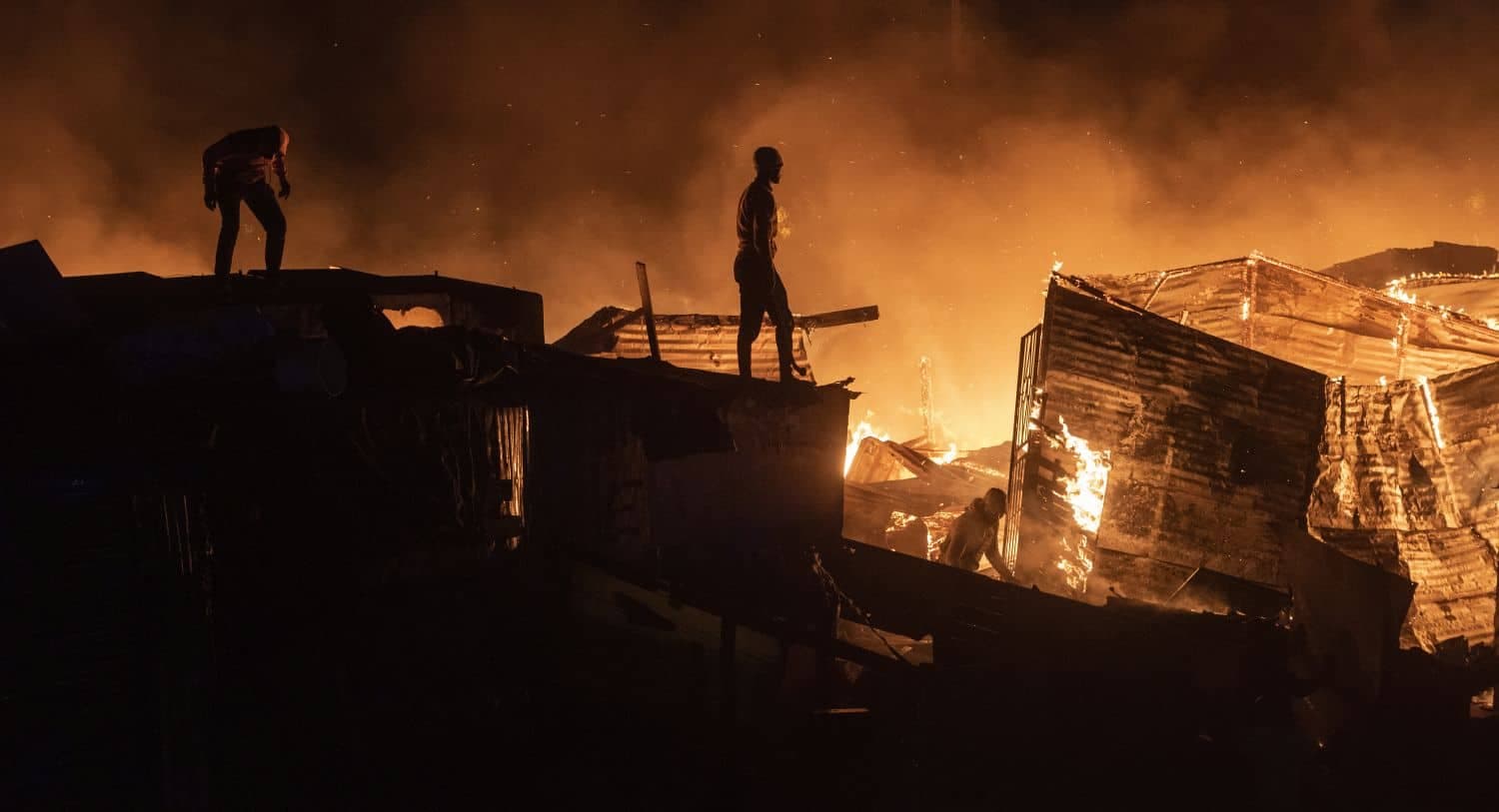 Another blaze destroys homes in an informal settlement