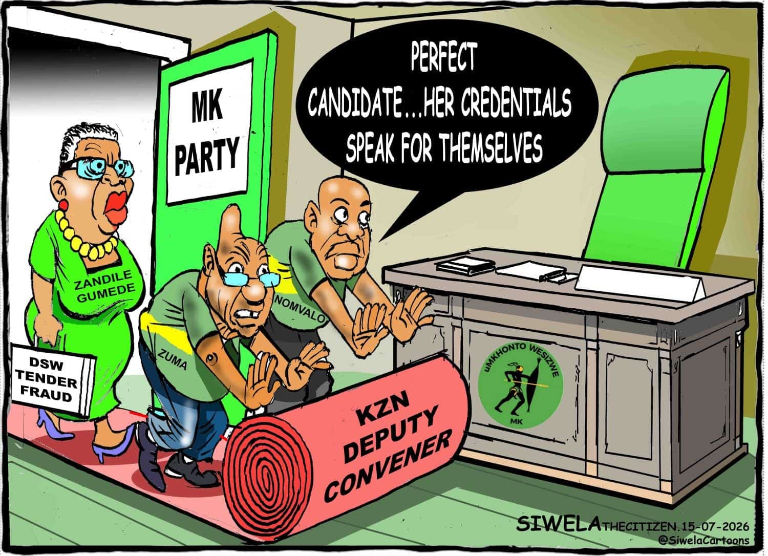 Cartoon of the day: 15 July 2026