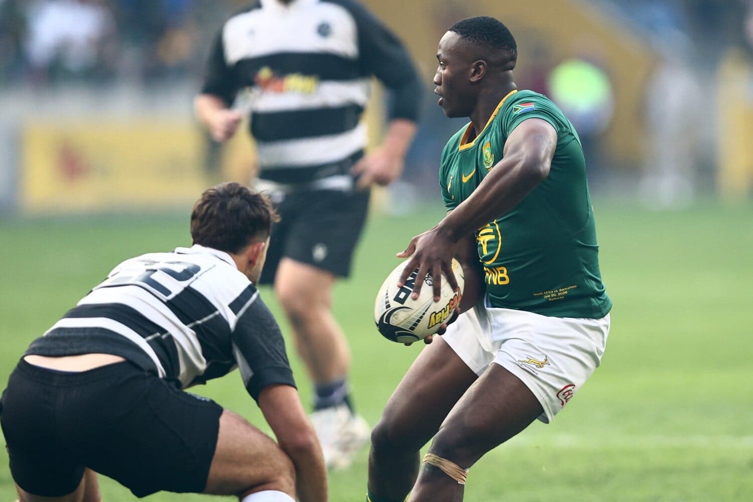 ‘He doesn’t stand back,’ says Rassie about Springbok debutant Vusi Moyo
