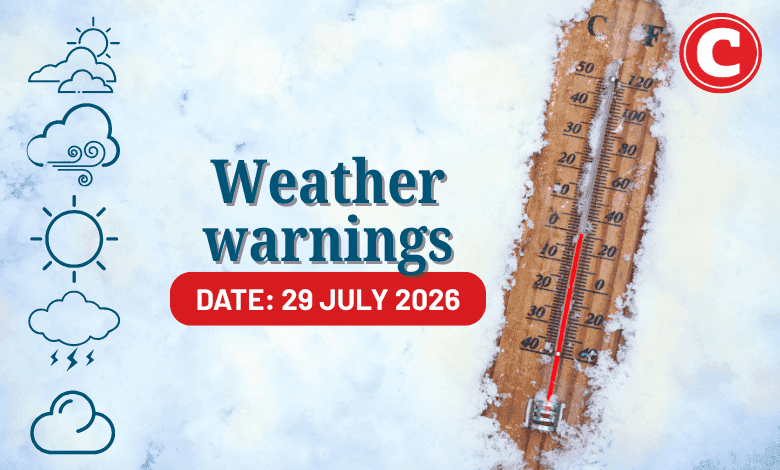 Wednesday’s weather: Disruptive rain and snow in EC and KZN
