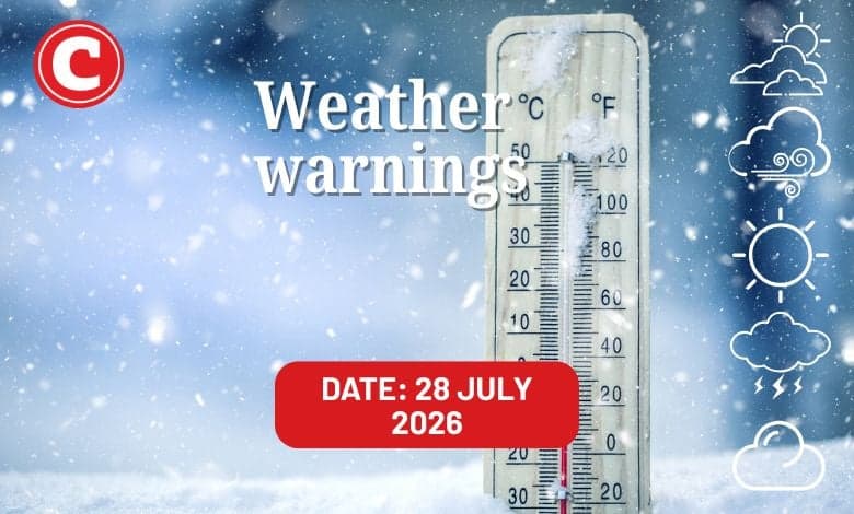 Orange level warnings: Disruptive snow in EC as rain hits KZN coast