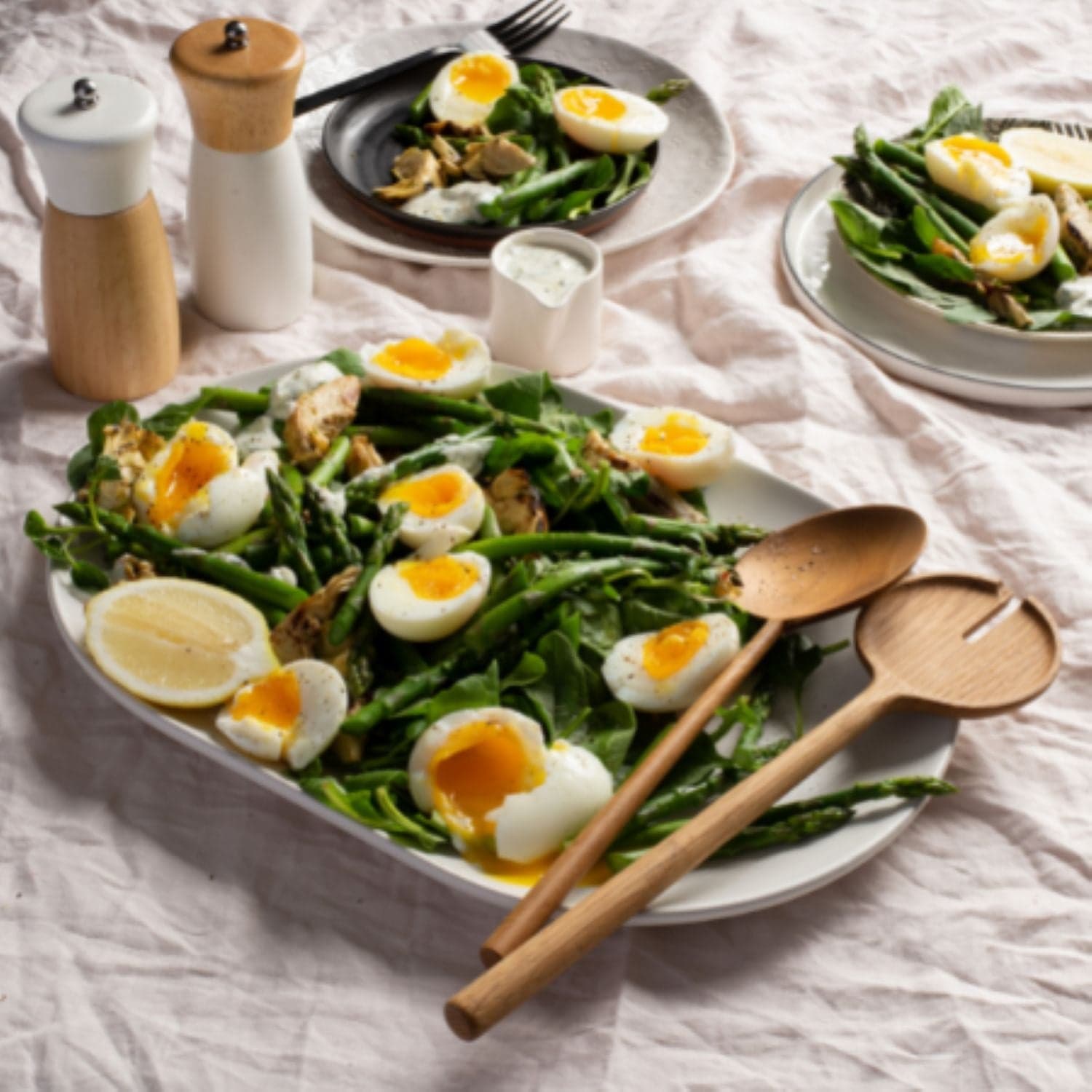 Recipe of the day: Meat-free Monday Jammy egg summer salad with minty yoghurt dressing