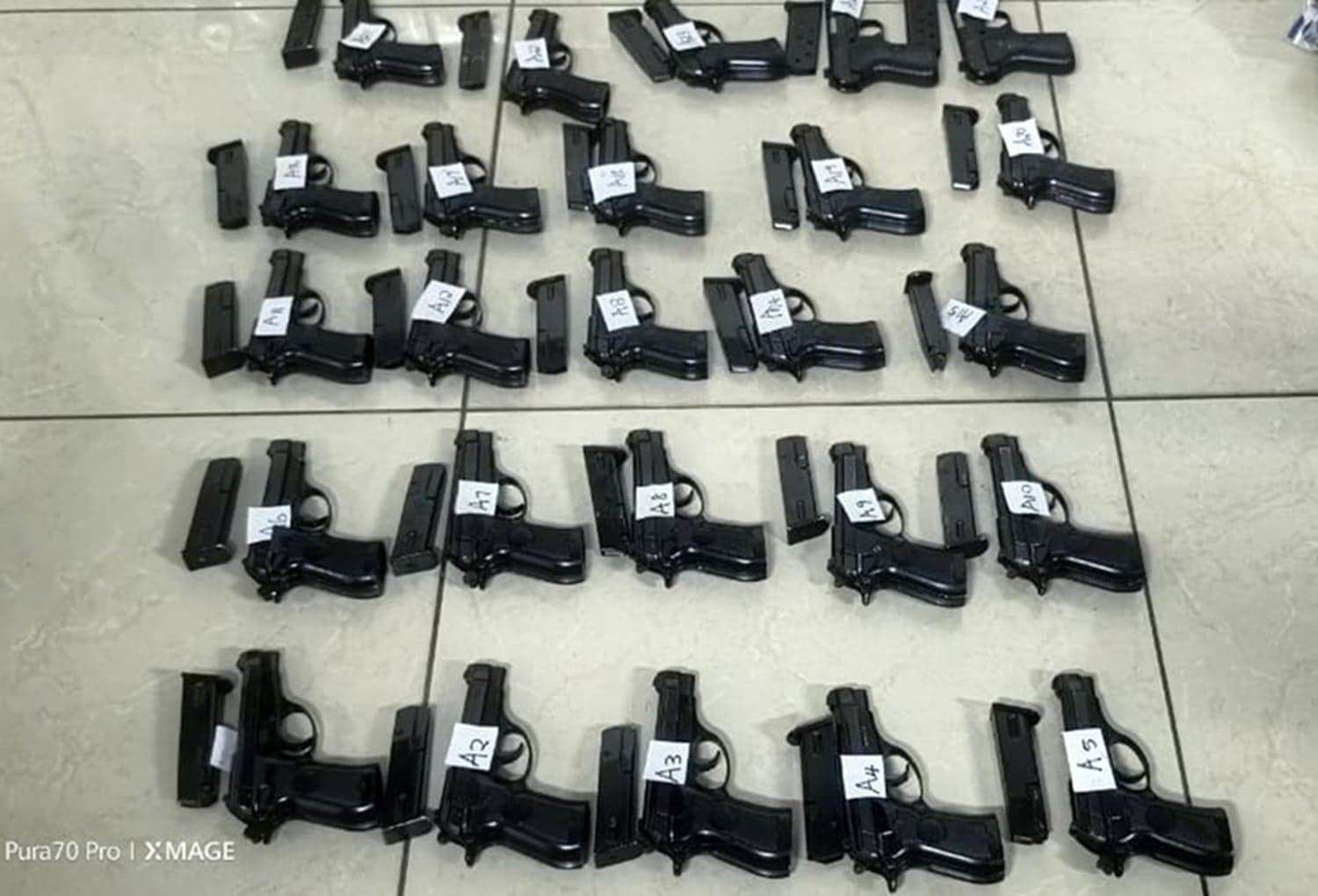 100 firearms and ammo confiscated in Soweto