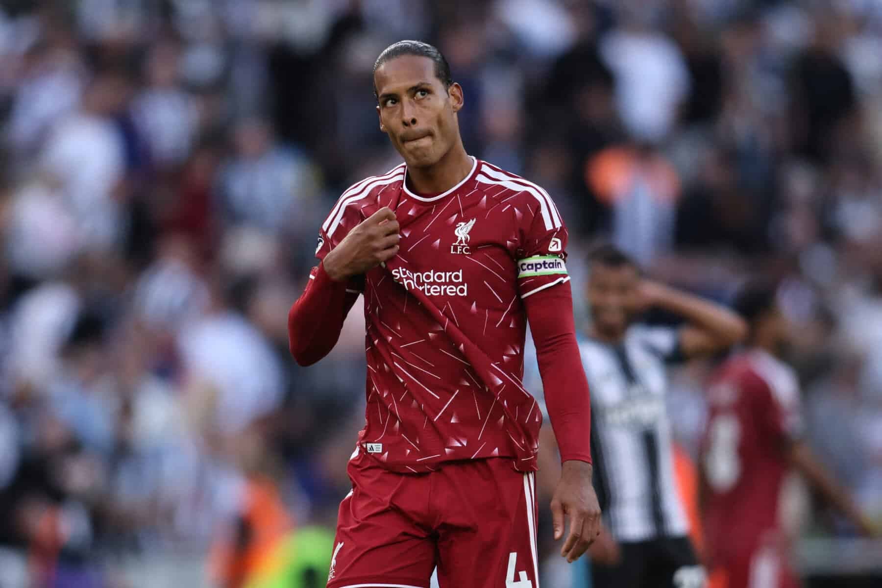 Liverpool must improve on ‘unacceptable’ season, says Van Dijk