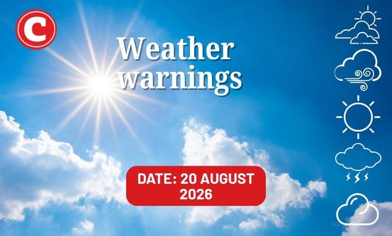 Weather alert: Fine and warm conditions across most provinces