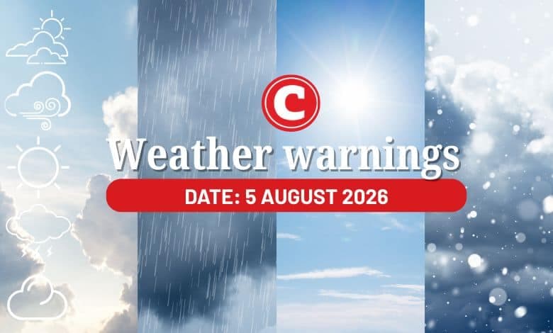 Weather alert: Damaging winds and waves with extremely high fire danger
