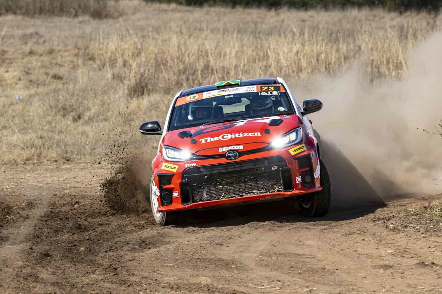 Broken driveshaft ends Ermelo Rally for Jones and Naidoo