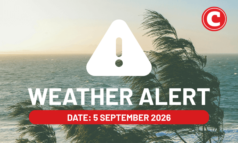Saturday’s weather: Severe thunderstorms, strong winds and rough seas