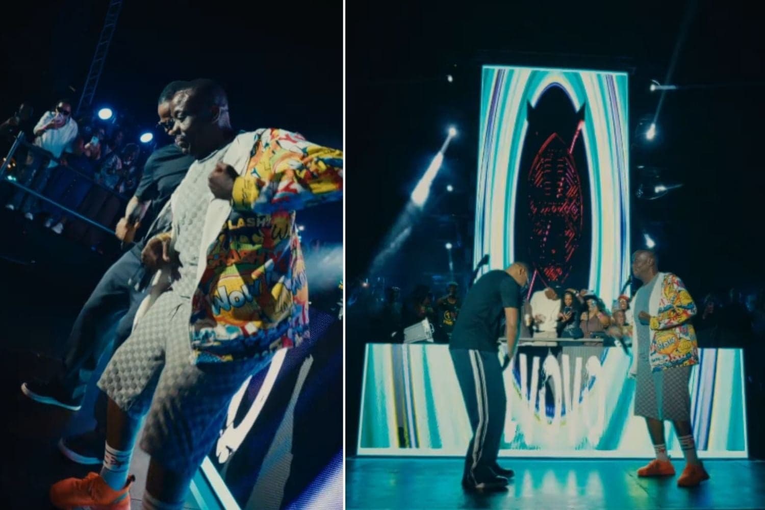 Zakes Bantwini and L’vovo Derrango perform to emotional fans in Durban