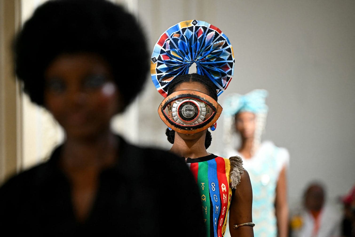 24 hours in pictures: MaXhosa Africa at Paris Fashion Week and dogs rescued from a meat farm in South Korea