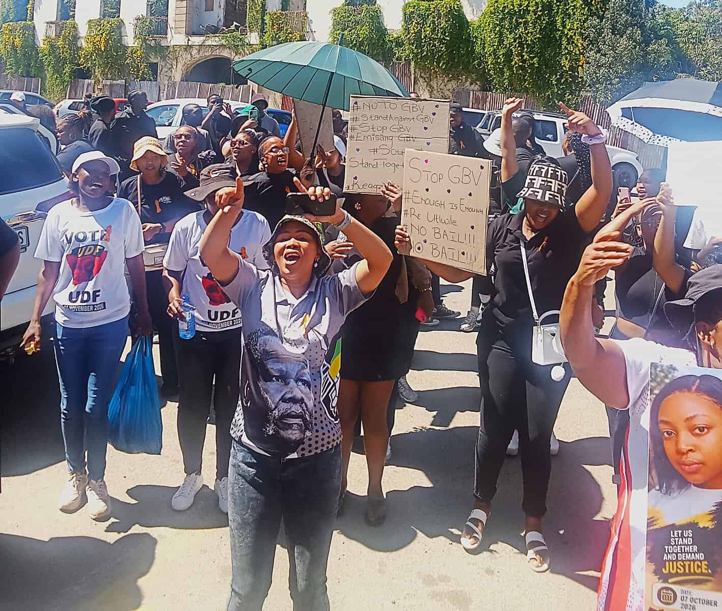 WATCH: Community celebrates as local artist remains behind bars after bail hearing gets postponed