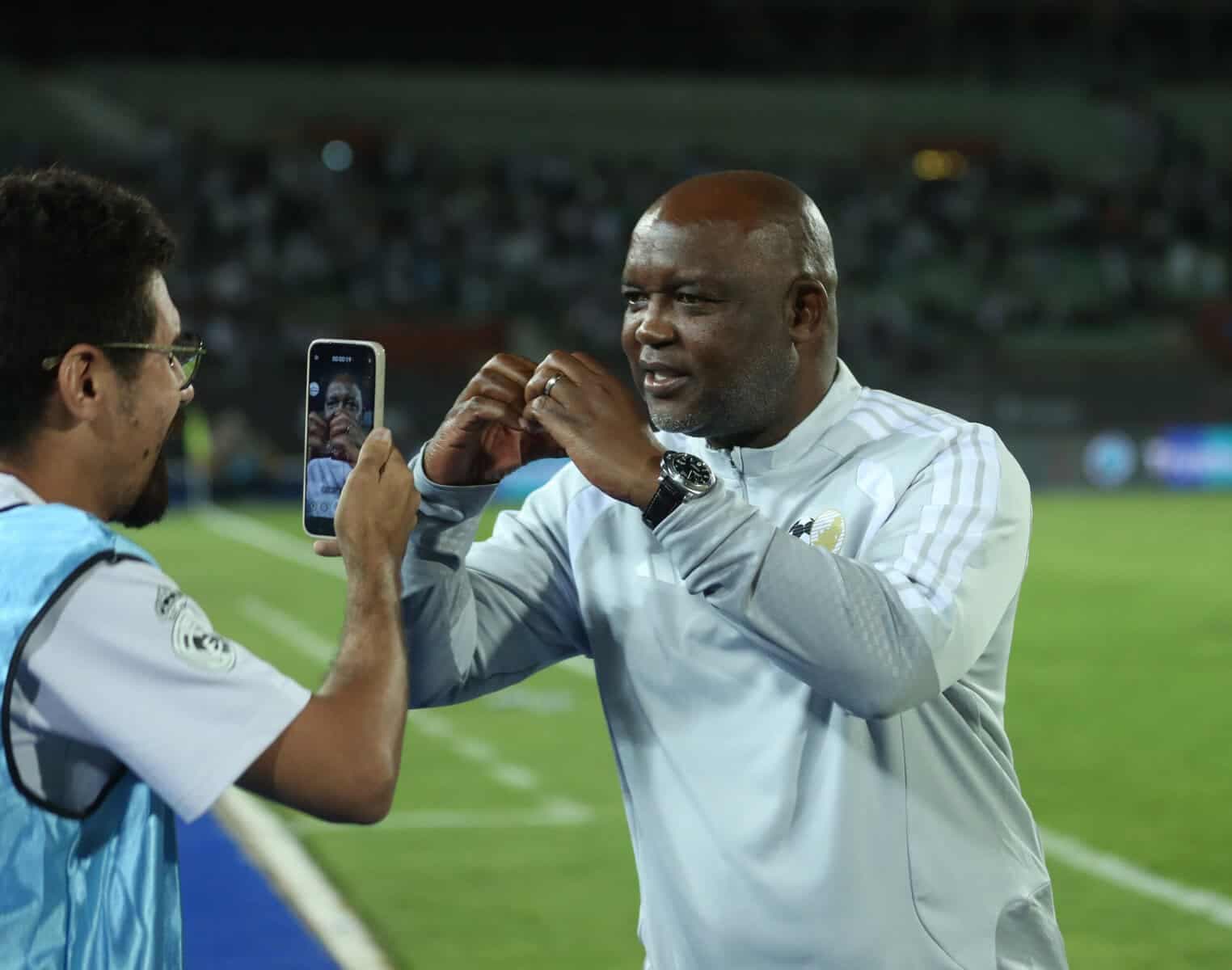 Bafana coach Mosimane to ring changes for Egypt friendly