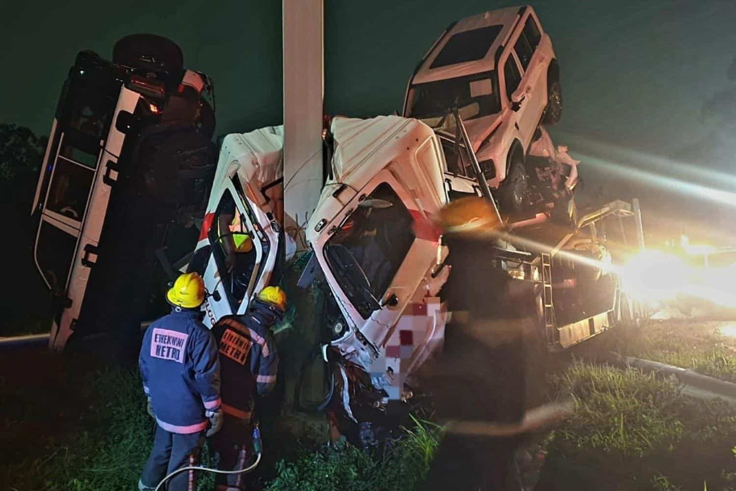 Man dies after truck carrier crashes into motor vehicle in KZN