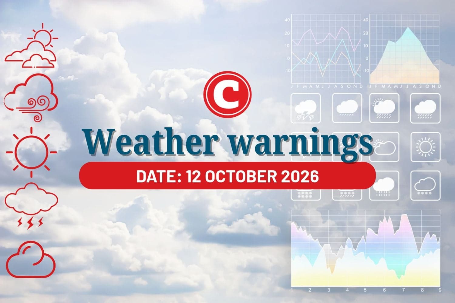 Severe thunderstorms expected over Eastern Cape as heat wave grips parts of KZN on Monday