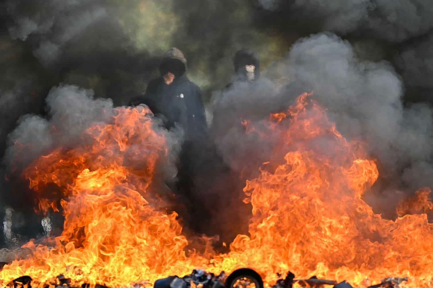 24 hours in pictures: Sibiya in court, Paris school protests and South Korean military display