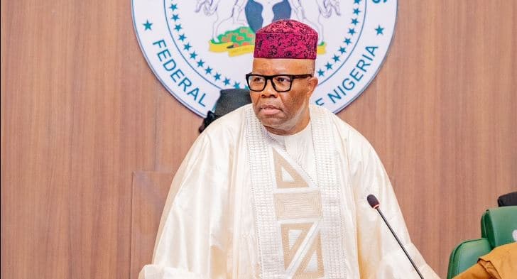 Senate Chamber Renovation: Akpabio threatens contractor after faulty microphones embarrassed him, Speaker Abbas