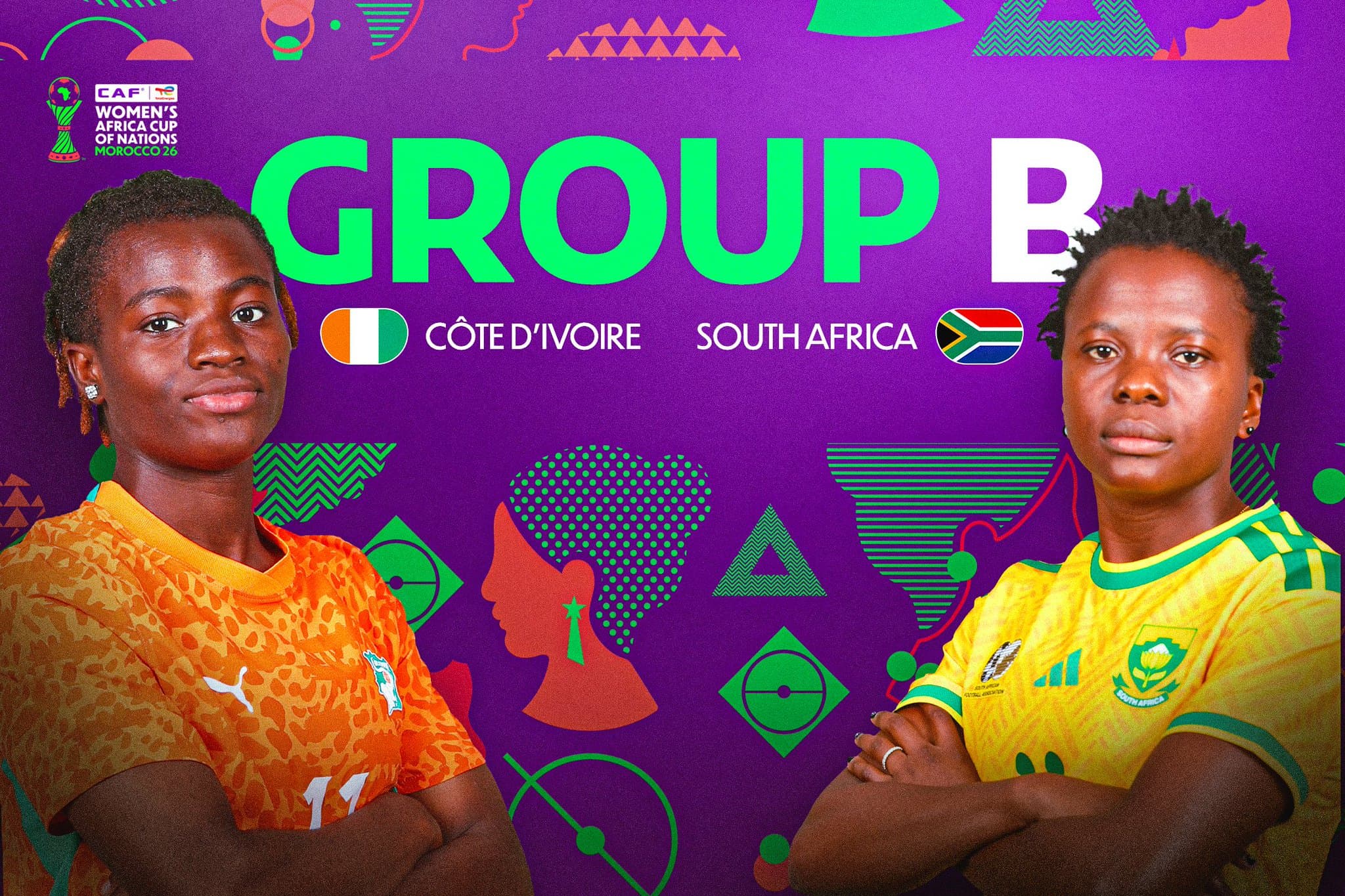 WAFCON 2026: Côte d’Ivoire top Group B as South Africa edge their way into Quarter-finals