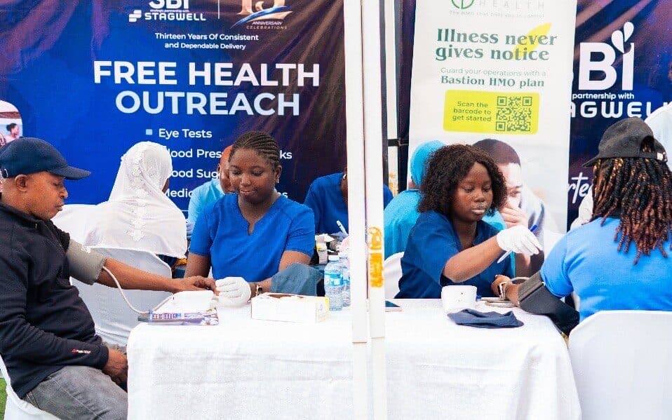 SBI Media marks 13th anniversary with eye care outreach in Kosofe community